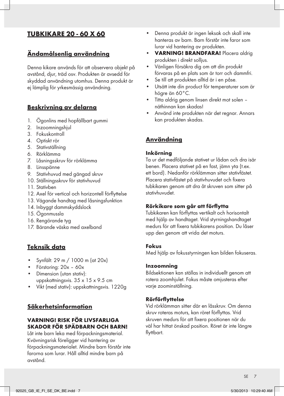 Auriol Z31261 User Manual | Page 7 / 15