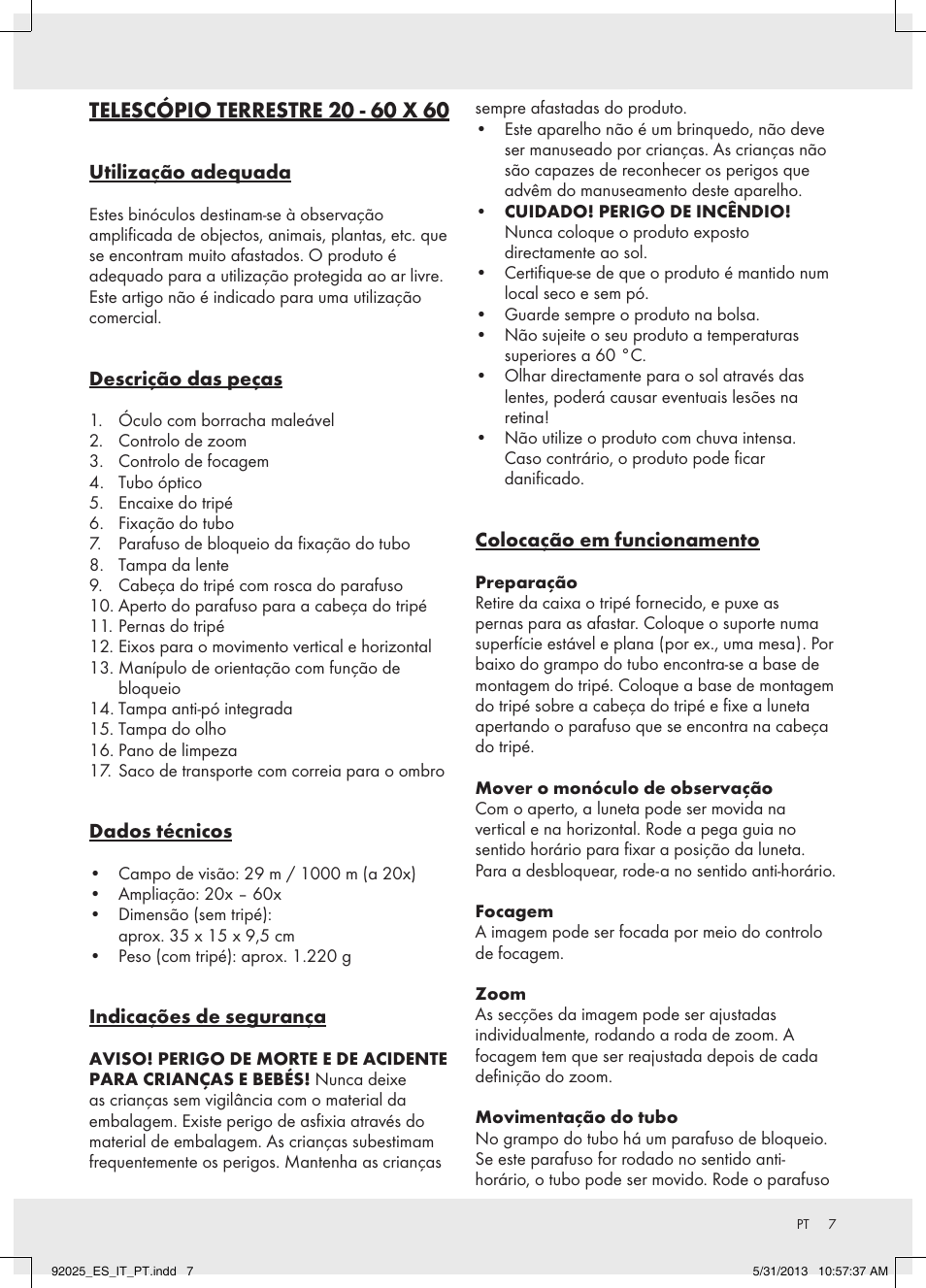 Auriol Z31261 User Manual | Page 7 / 12