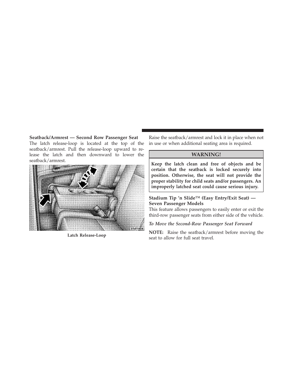 Dodge JOURNEY 2010 User Manual | Page 113 / 512