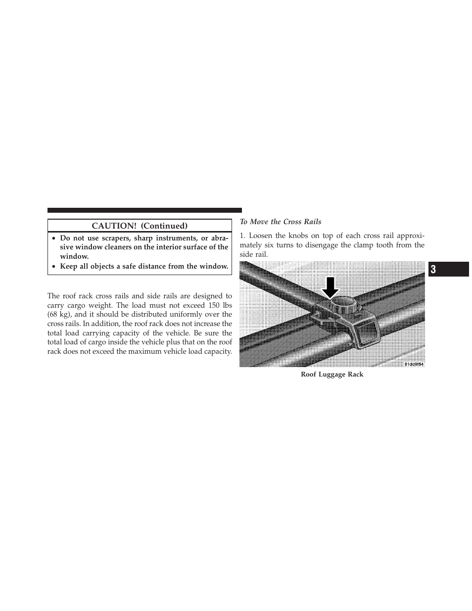 Roof luggage rack — if equipped | Dodge JOURNEY 2010 User Manual | Page 172 / 512
