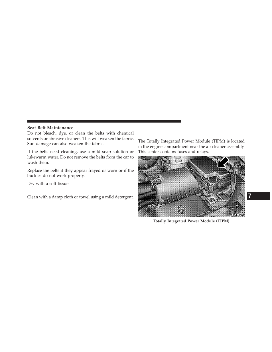 Cleaning the cupholders, Fuses, Totally integrated power module | Dodge JOURNEY 2010 User Manual | Page 440 / 512