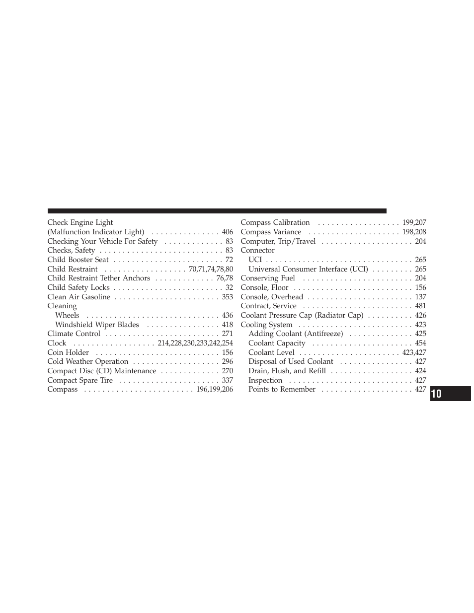 Dodge JOURNEY 2010 User Manual | Page 492 / 512