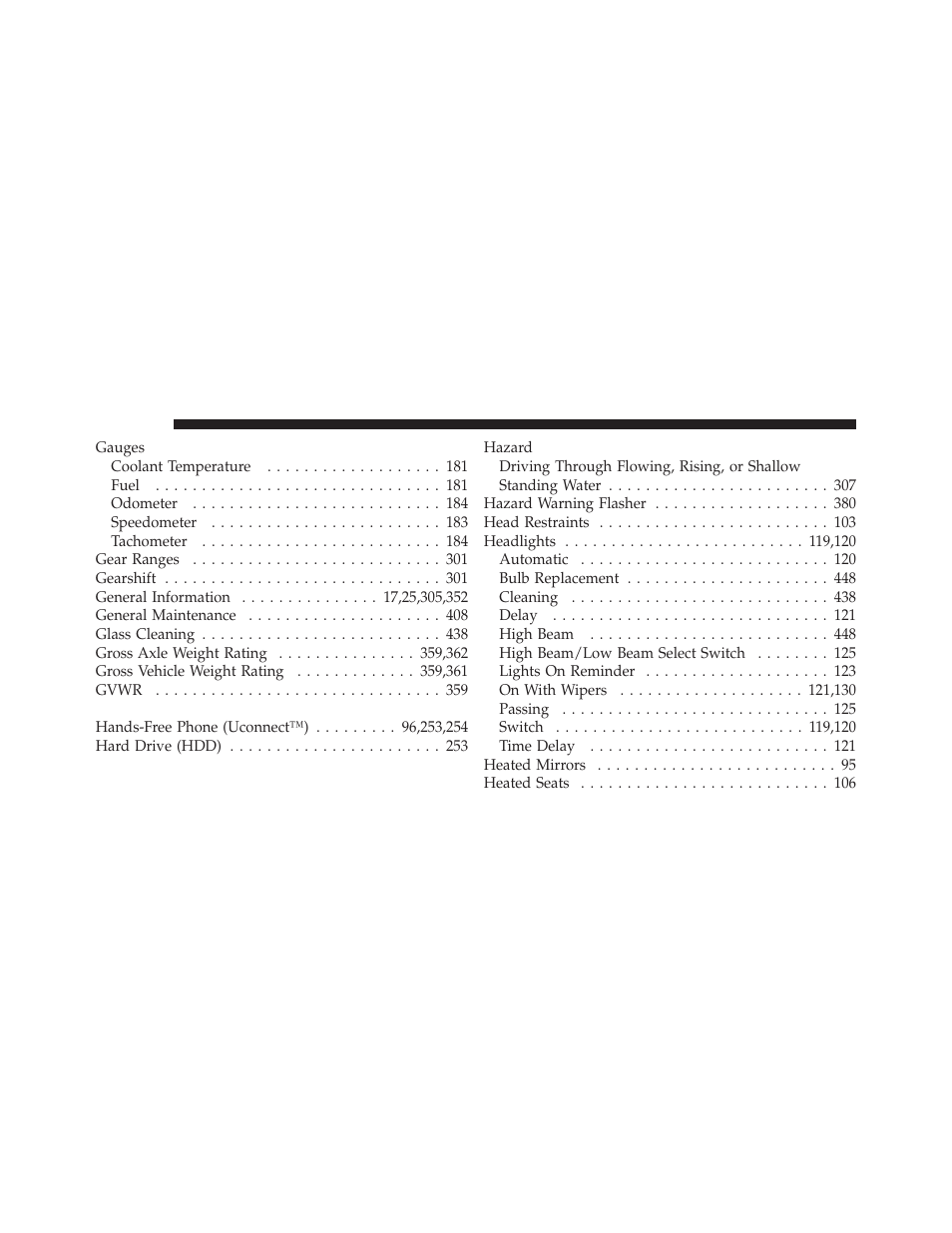 Dodge JOURNEY 2010 User Manual | Page 497 / 512