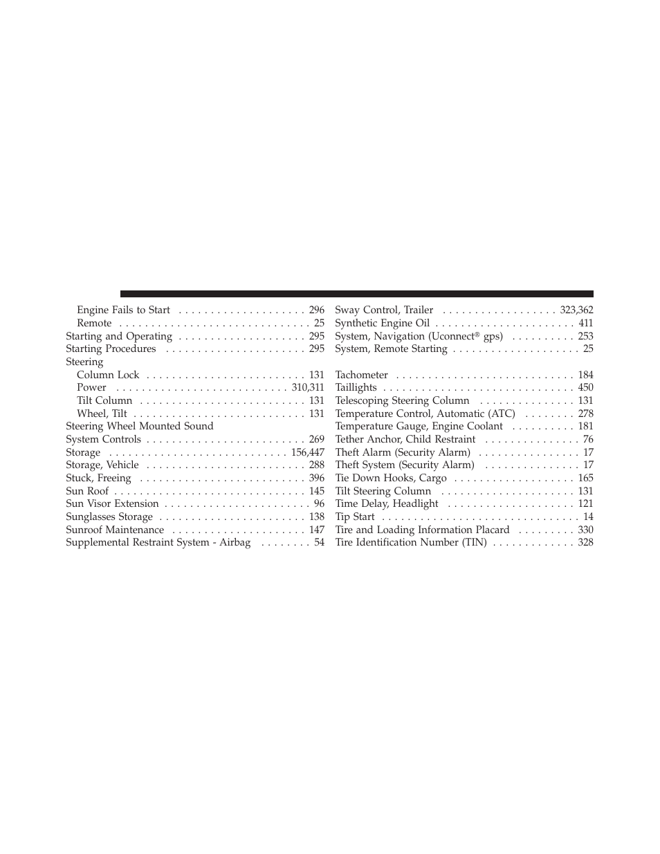 Dodge JOURNEY 2010 User Manual | Page 507 / 512