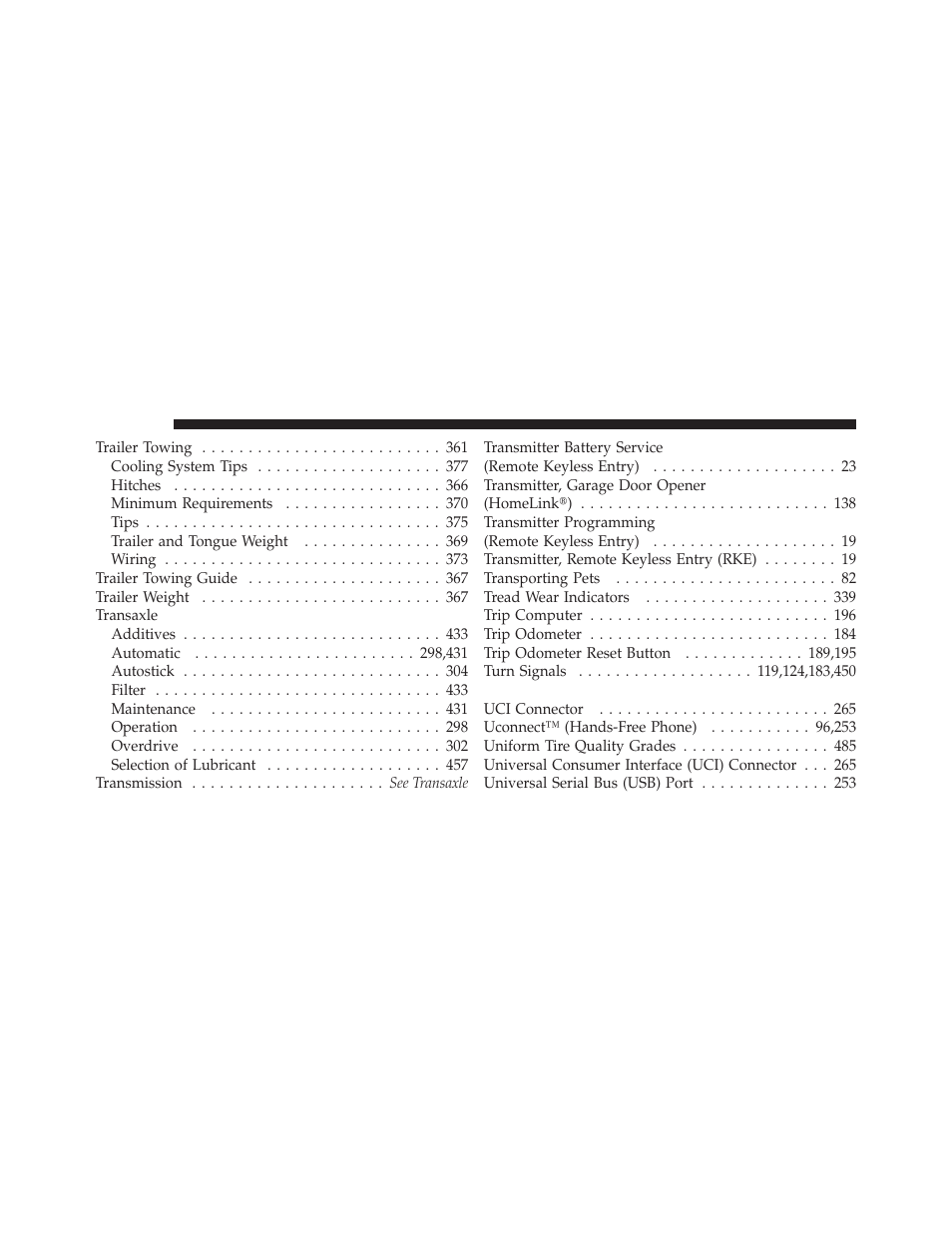 Dodge JOURNEY 2010 User Manual | Page 509 / 512