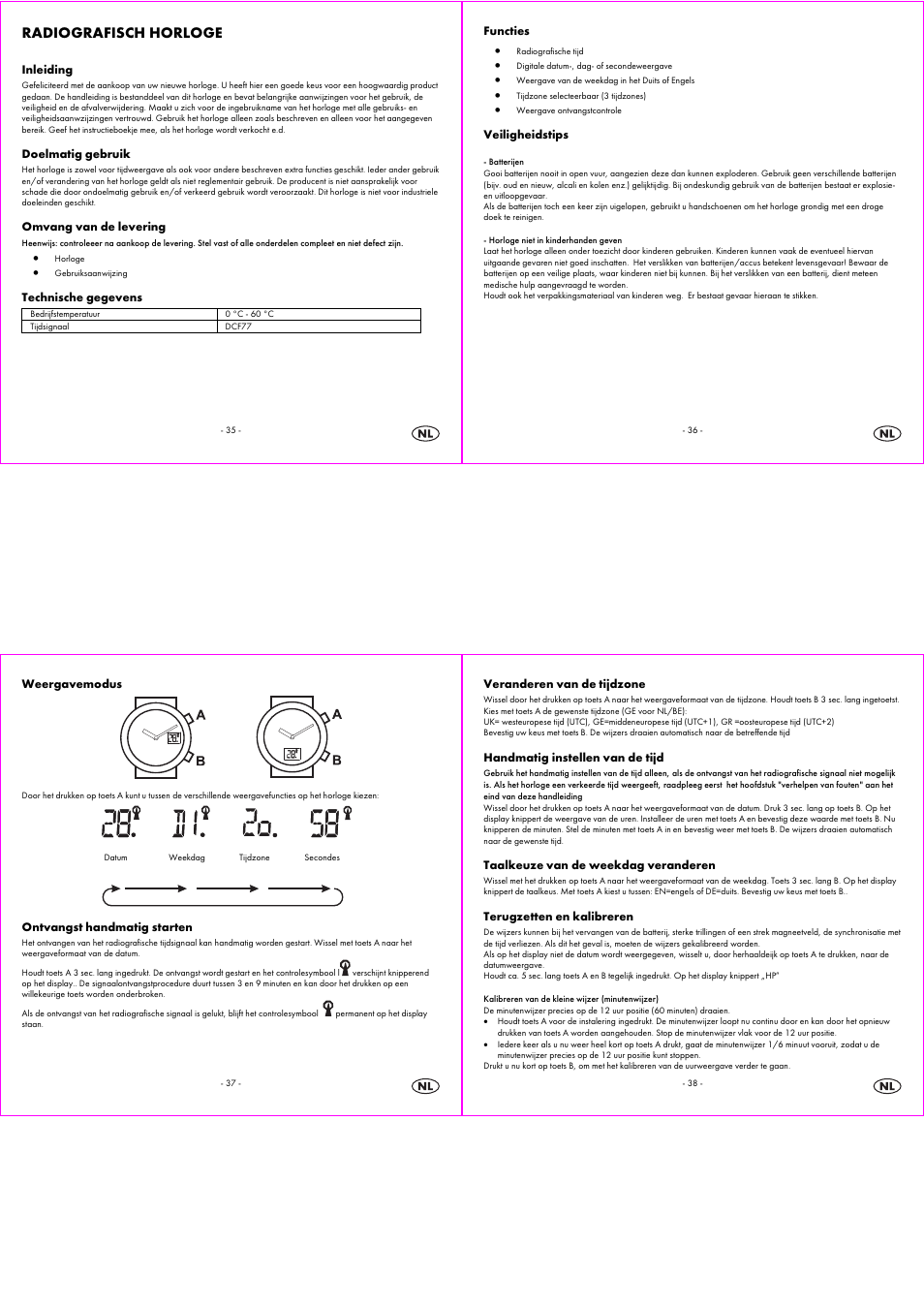 Radiografisch horloge | Auriol 2-LD3493-2_3_4_5_6_7_8 User Manual | Page 10 / 15