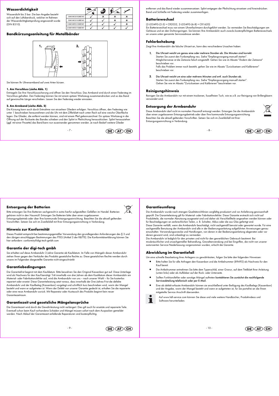 Auriol 2-LD3493-2_3_4_5_6_7_8 User Manual | Page 3 / 15