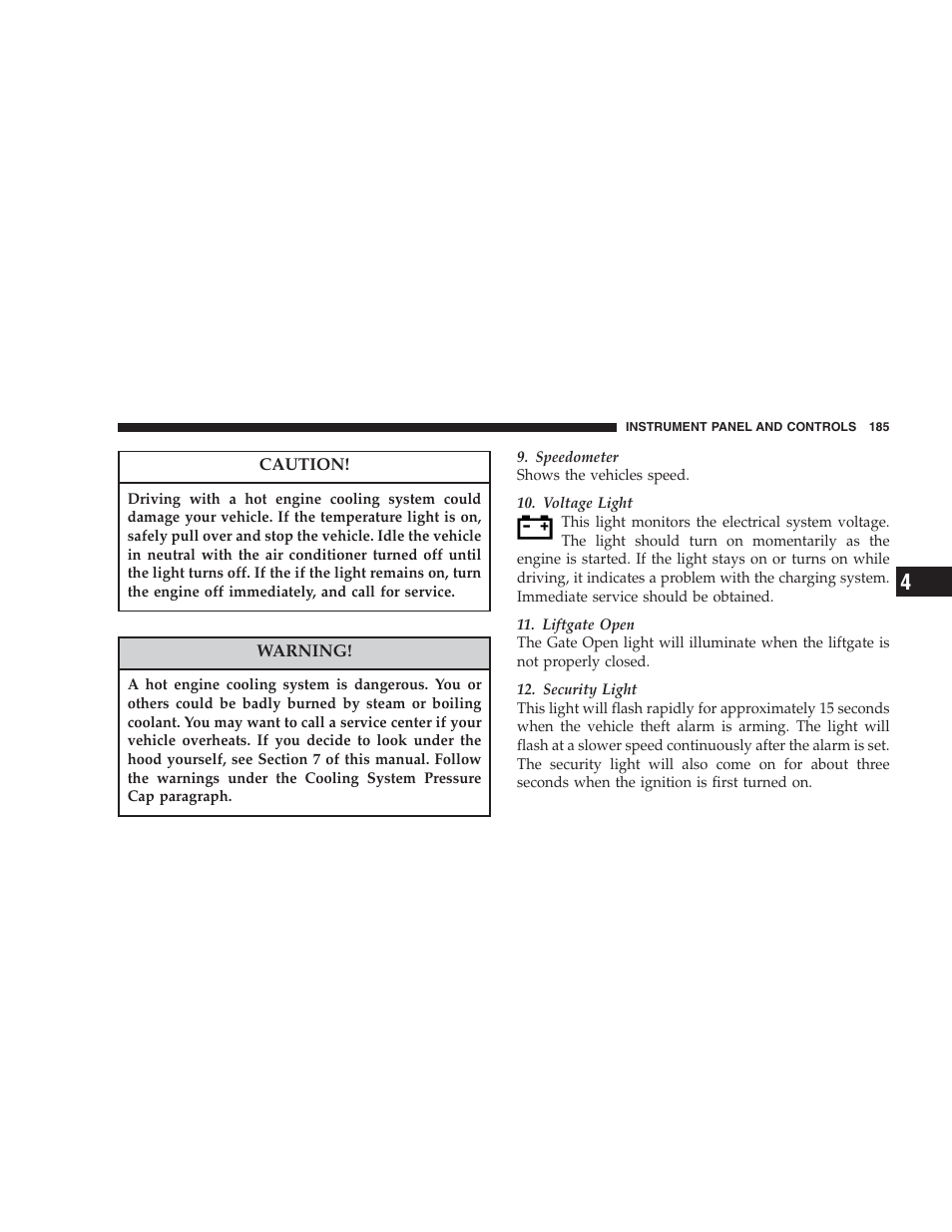 Dodge 2006 HB Durango User Manual | Page 185 / 440