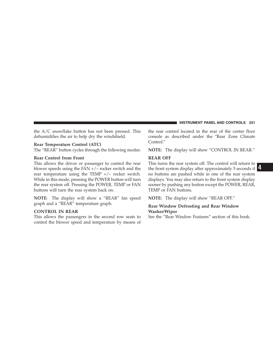 Dodge 2006 HB Durango User Manual | Page 231 / 440