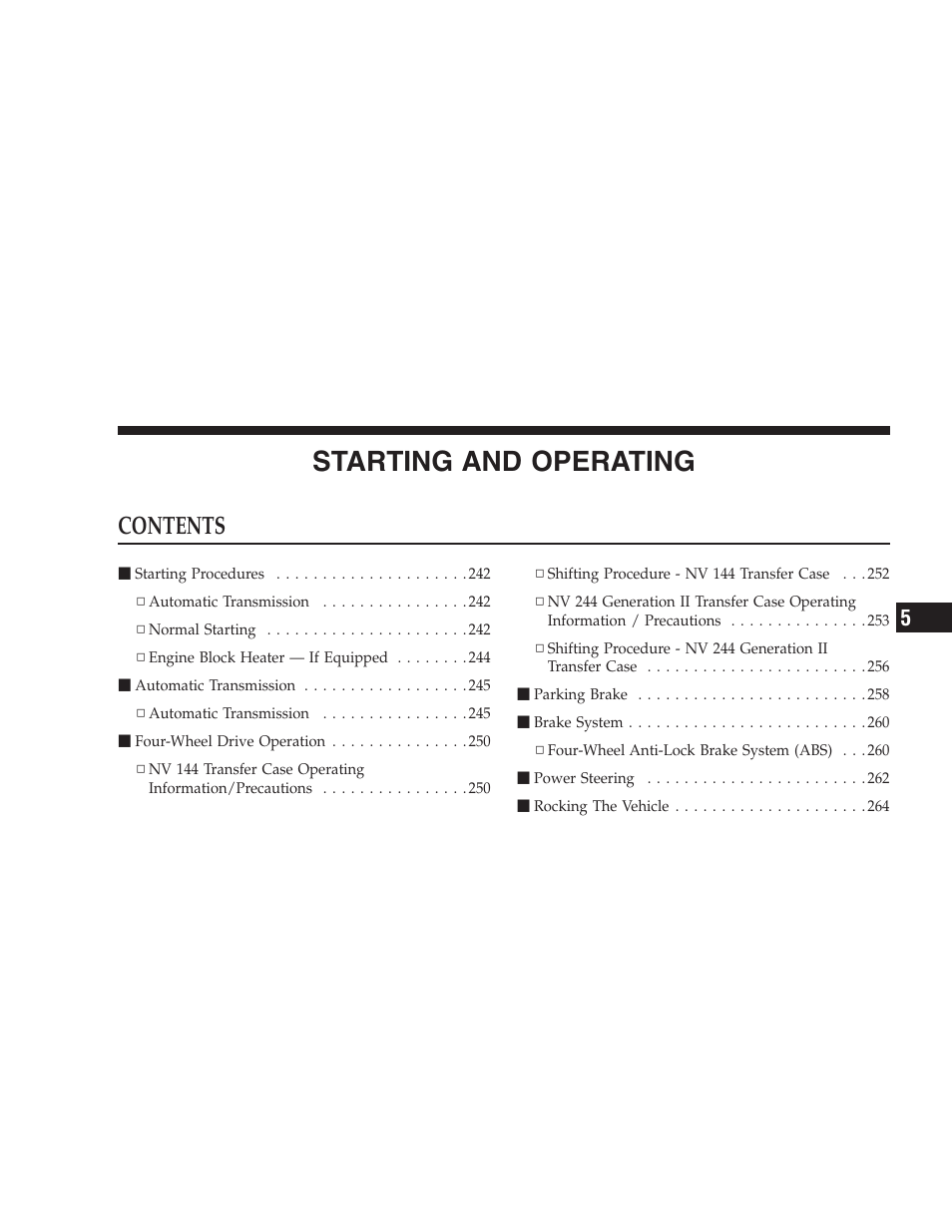 Dodge 2006 HB Durango User Manual | Page 239 / 440