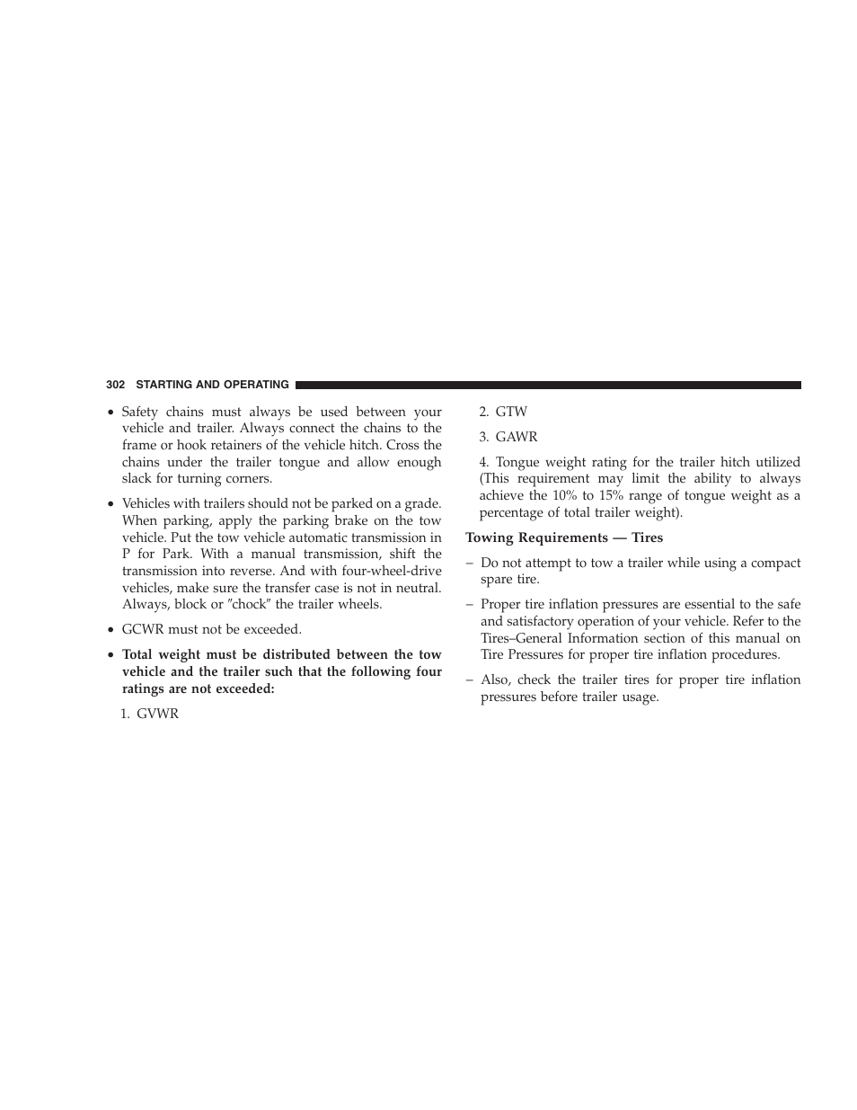 Dodge 2006 HB Durango User Manual | Page 302 / 440