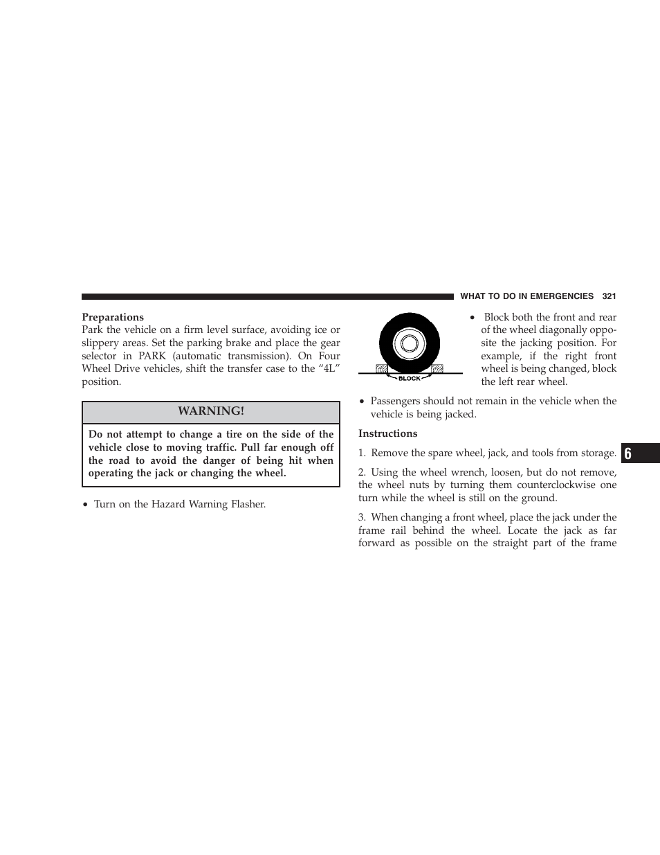 Dodge 2006 HB Durango User Manual | Page 321 / 440