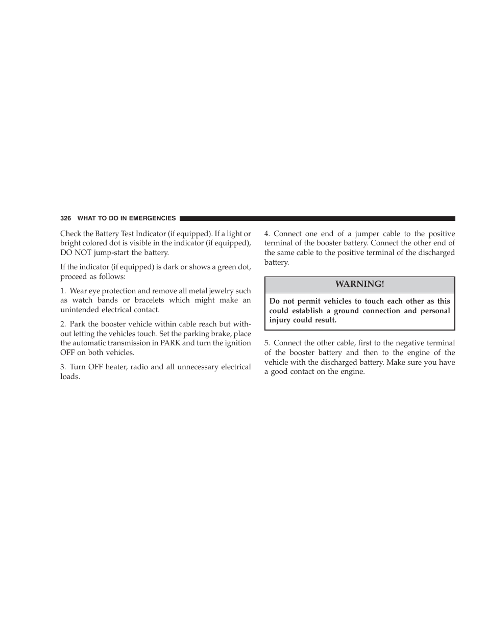 Dodge 2006 HB Durango User Manual | Page 326 / 440