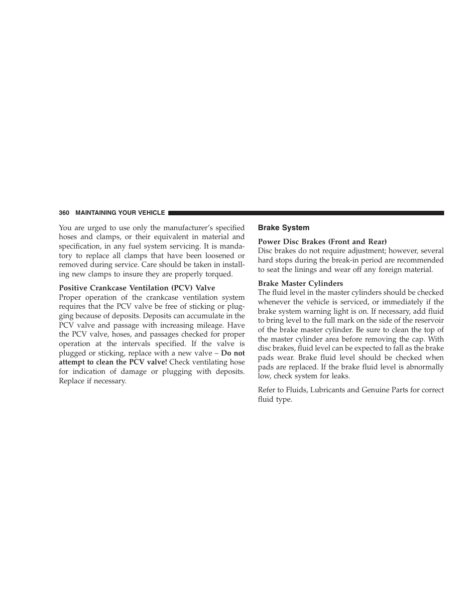 Brake system | Dodge 2006 HB Durango User Manual | Page 360 / 440