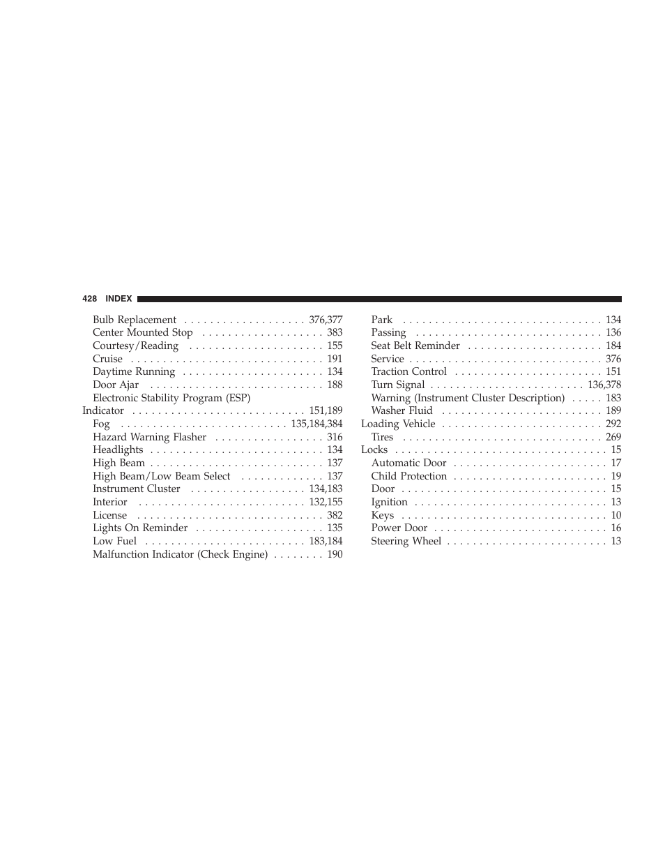 Dodge 2006 HB Durango User Manual | Page 428 / 440