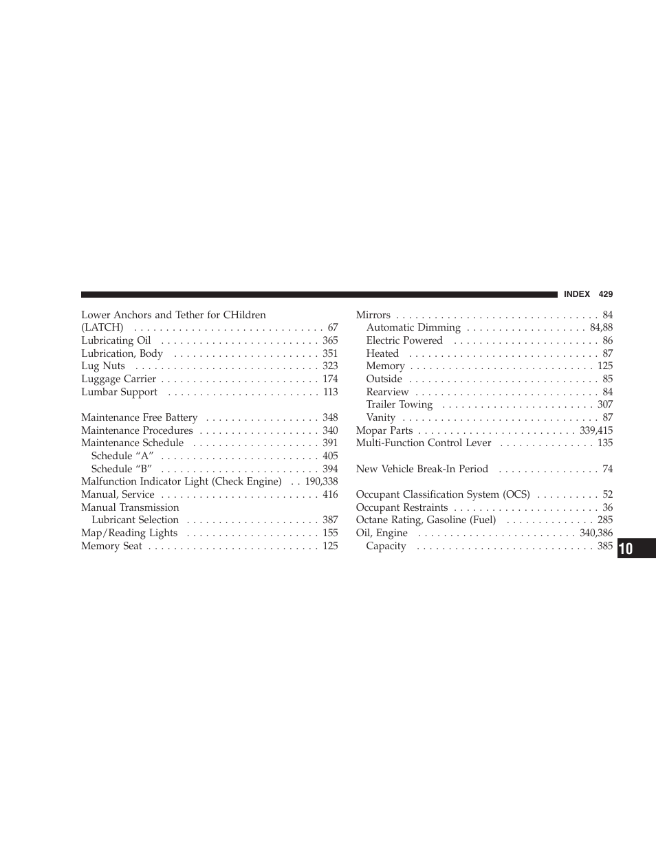 Dodge 2006 HB Durango User Manual | Page 429 / 440