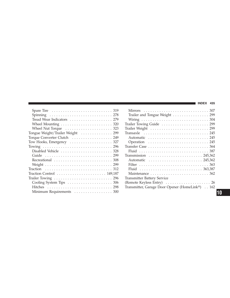 Dodge 2006 HB Durango User Manual | Page 435 / 440