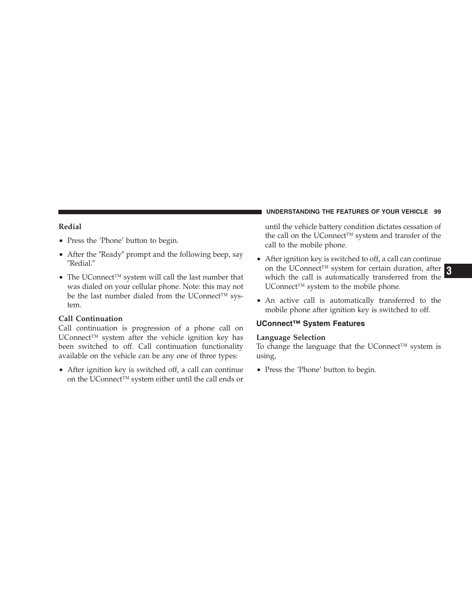 Uconnect™ system features | Dodge 2006 HB Durango User Manual | Page 99 / 440
