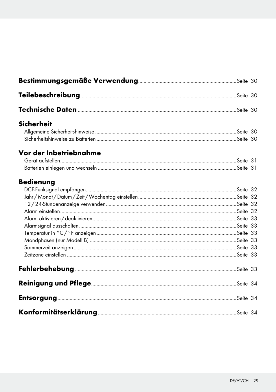 Auriol Z30237B_C User Manual | Page 29 / 35