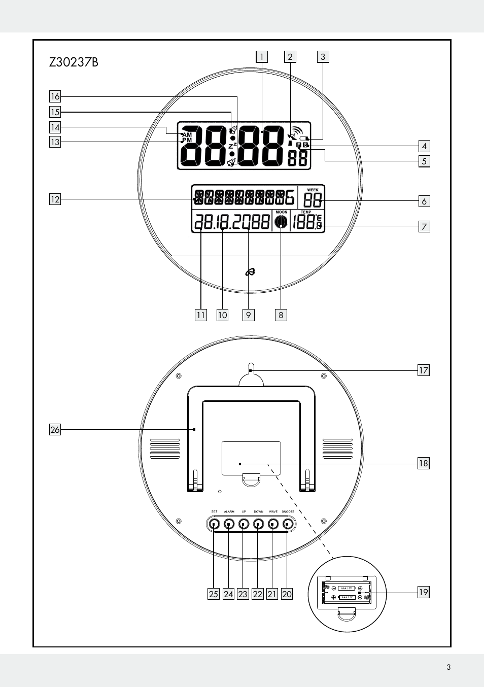 Auriol Z30237B_C User Manual | Page 3 / 35