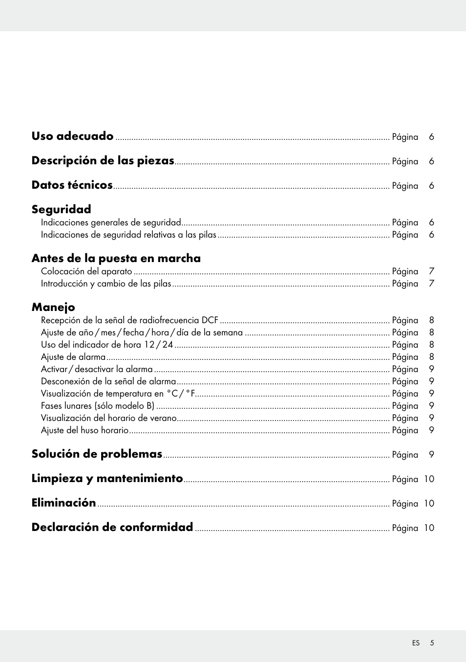 Auriol Z30237B_C User Manual | Page 5 / 35