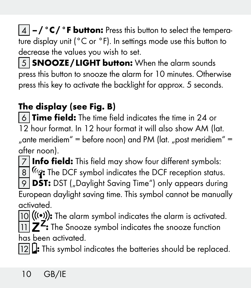 Auriol Z31481A_B_C User Manual | Page 10 / 68