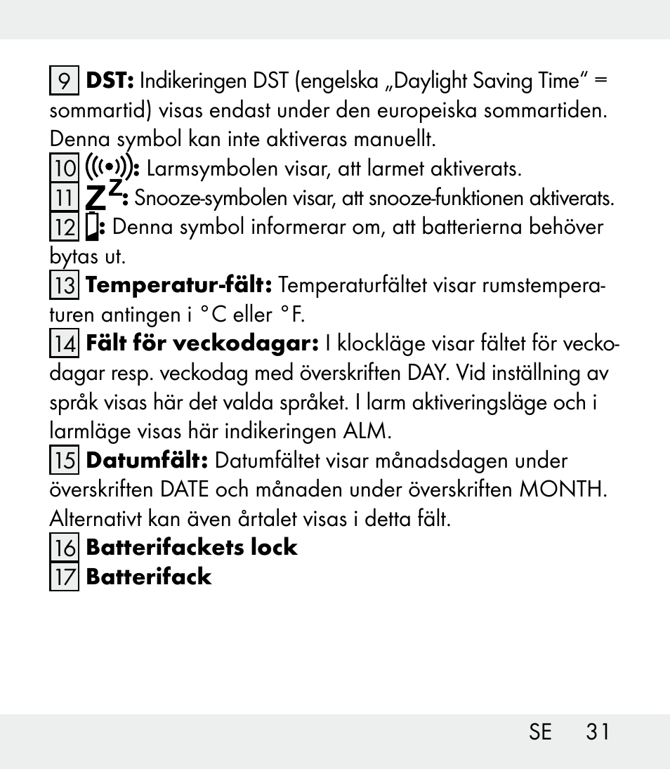 Auriol Z31481A_B_C User Manual | Page 31 / 68