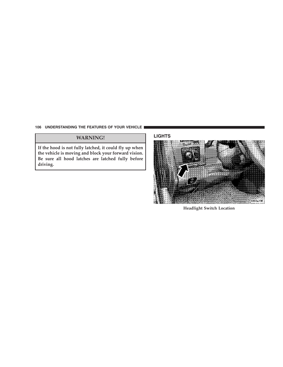 Lights | Dodge 2006 DR Ram SRT-10 User Manual | Page 106 / 384