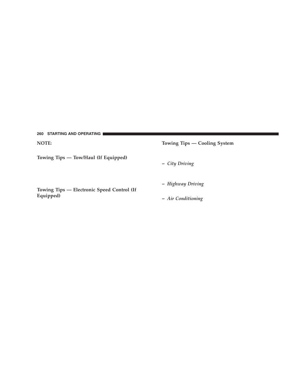 Dodge 2006 DR Ram SRT-10 User Manual | Page 260 / 384