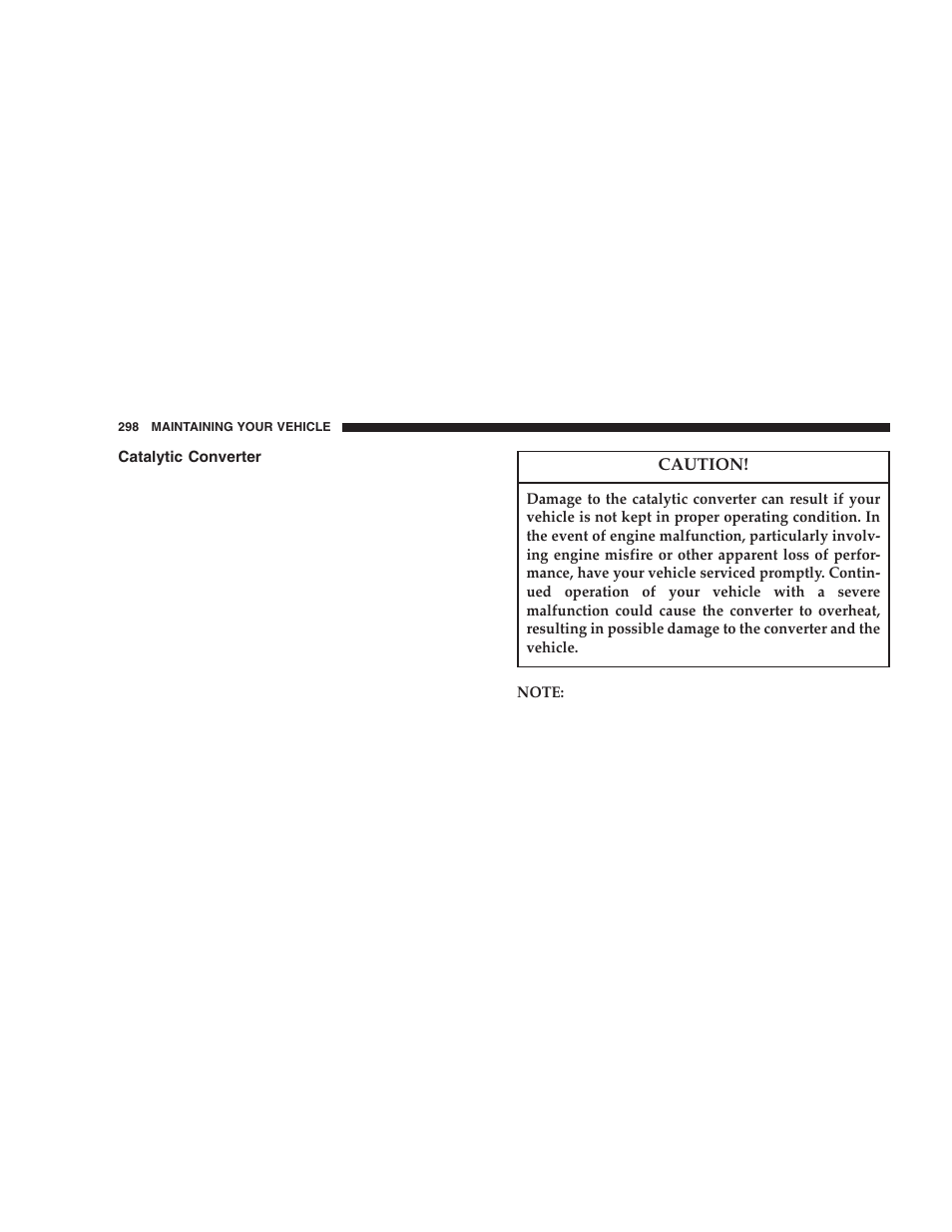 Catalytic converter | Dodge 2006 DR Ram SRT-10 User Manual | Page 298 / 384