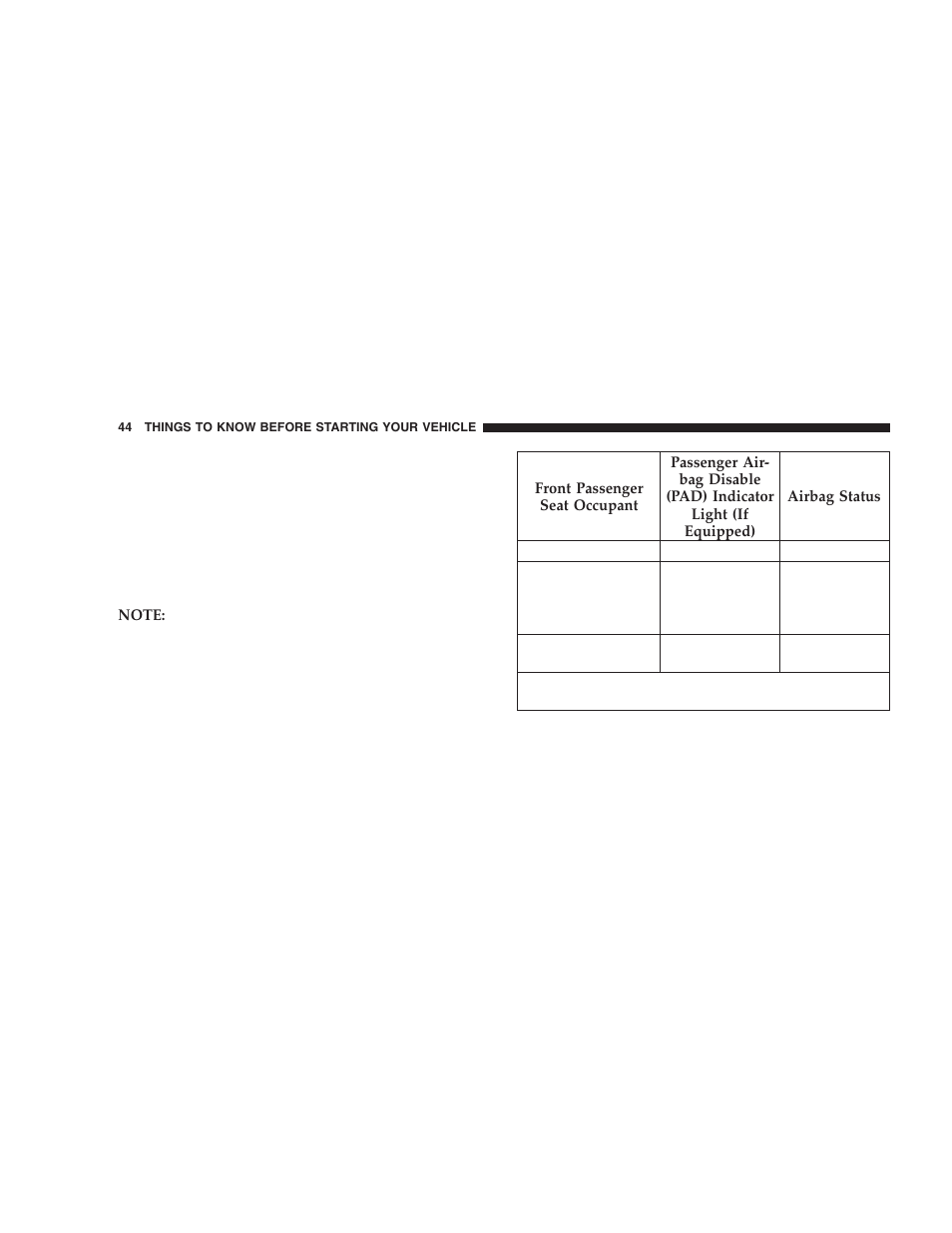 Dodge 2006 DR Ram SRT-10 User Manual | Page 44 / 384