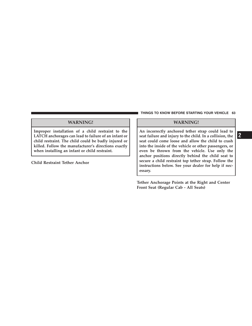 Dodge 2006 DR Ram SRT-10 User Manual | Page 63 / 384