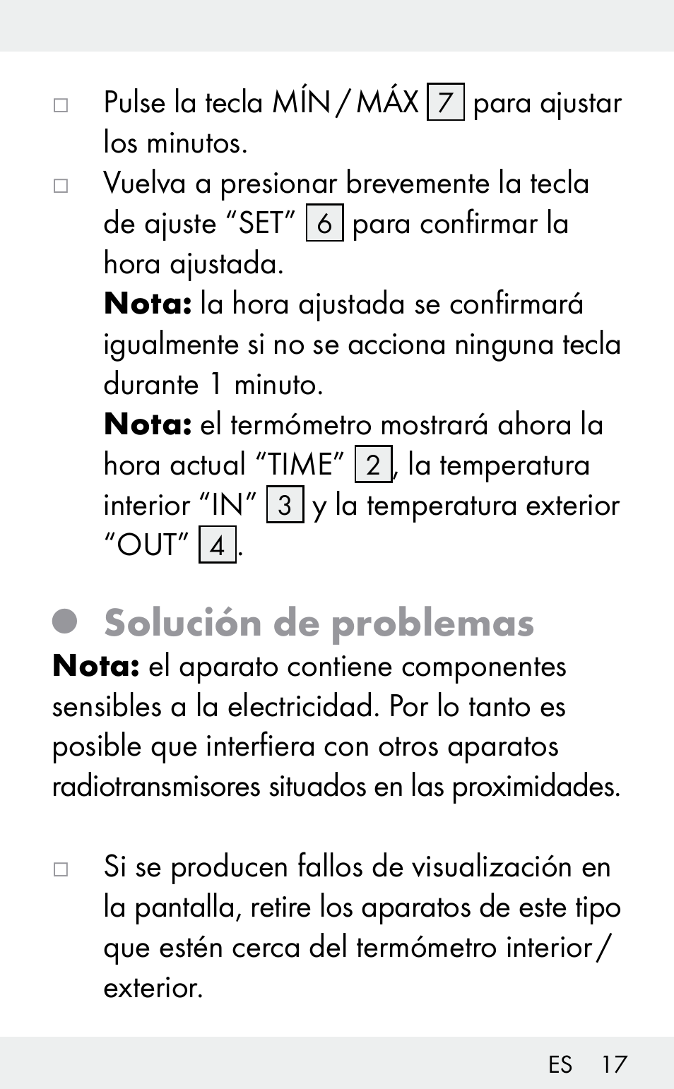 Solución de problemas | Auriol Z31482A_B User Manual | Page 17 / 72