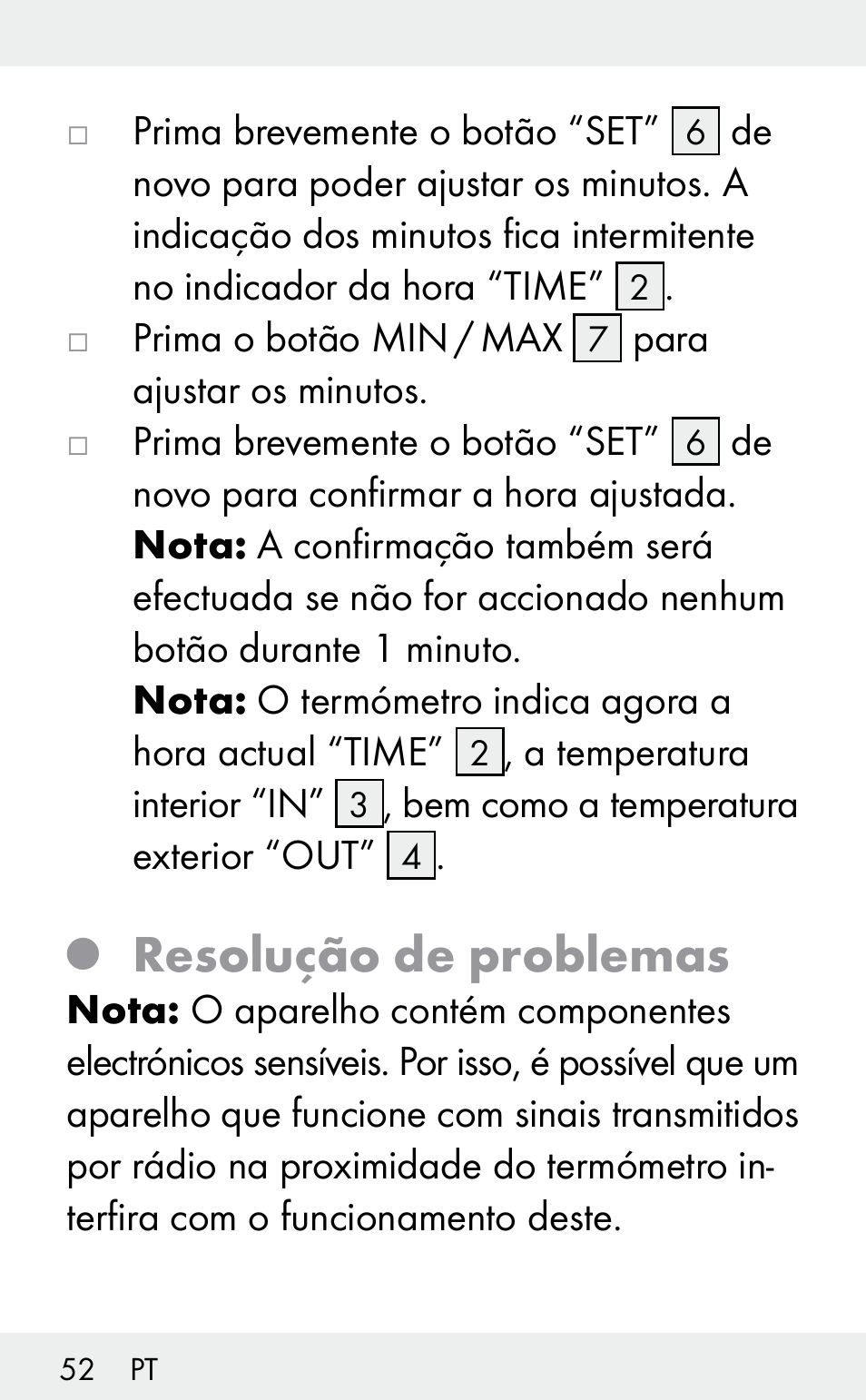 Resolução de problemas | Auriol Z31482A_B User Manual | Page 52 / 72
