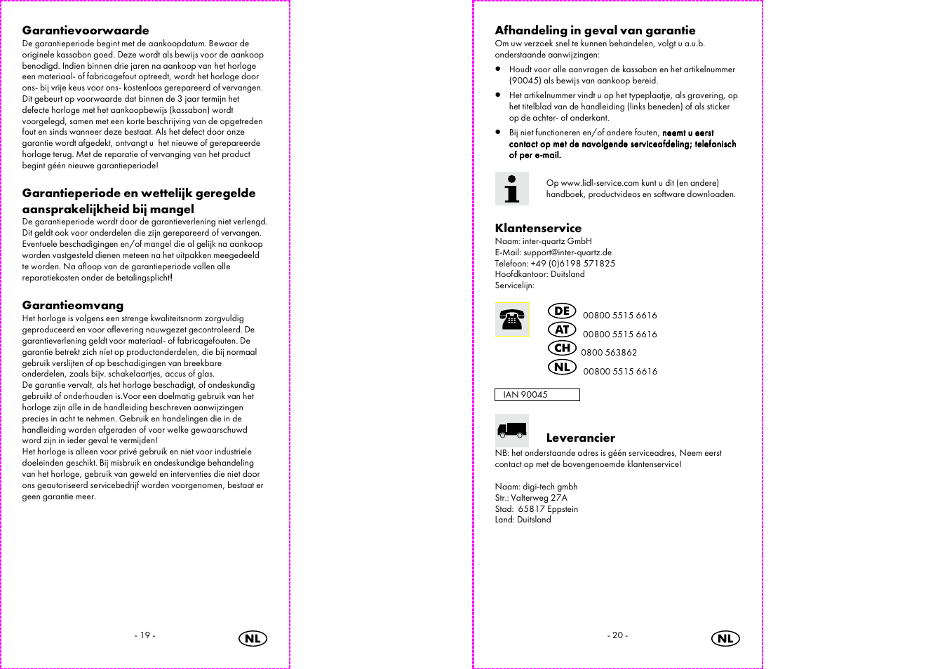 Auriol 2-LD3483 User Manual | Page 11 / 14