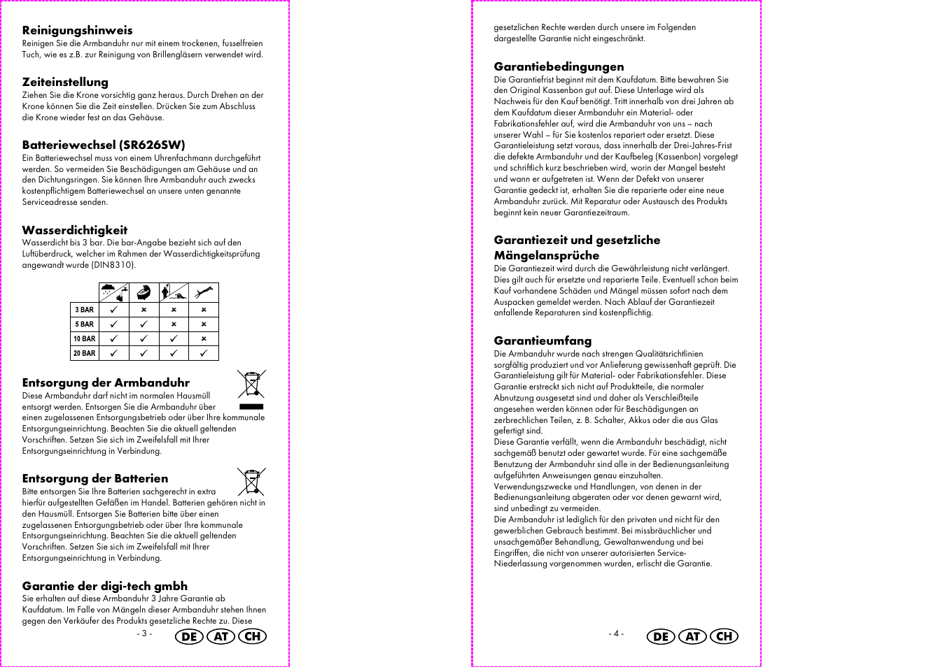 Auriol 2-LD3483 User Manual | Page 3 / 14