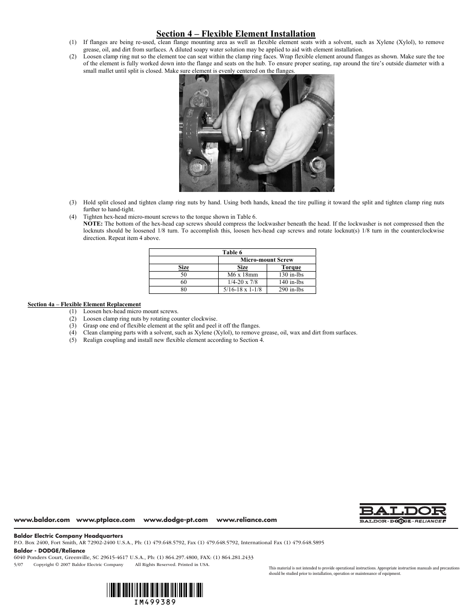 Dodge PARA-FLEX GTL User Manual | Page 4 / 4