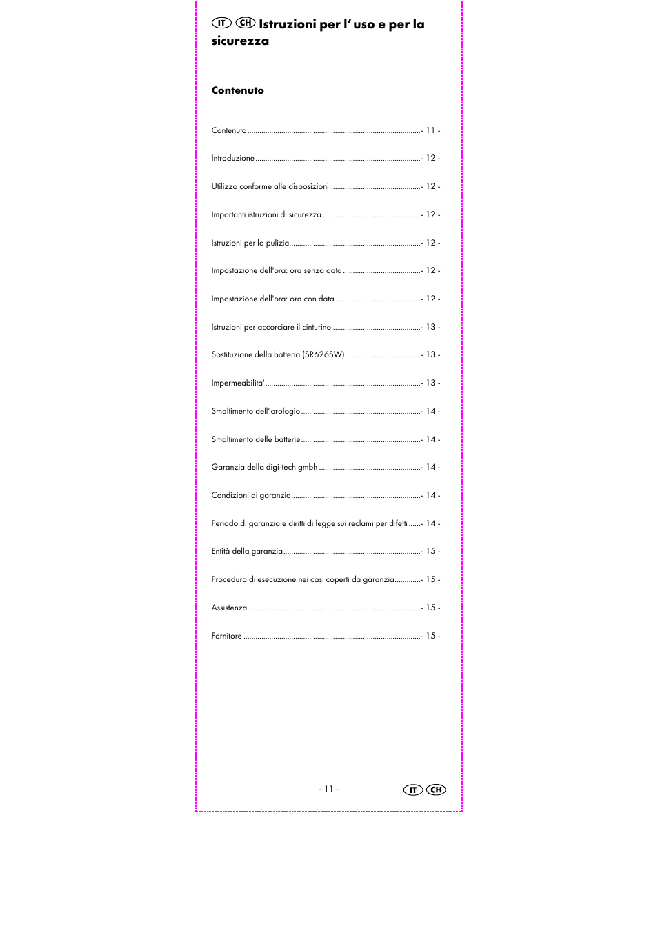 Istruzioni per l’uso e per la sicurezza | Auriol 2-LD3503-1_2_3_4_5 User Manual | Page 13 / 28