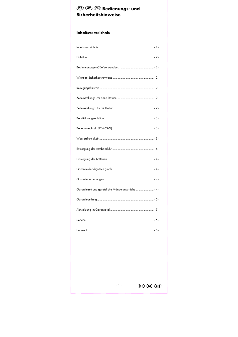 Bedienungs- und sicherheitshinweise | Auriol 2-LD3503-1_2_3_4_5 User Manual | Page 3 / 28