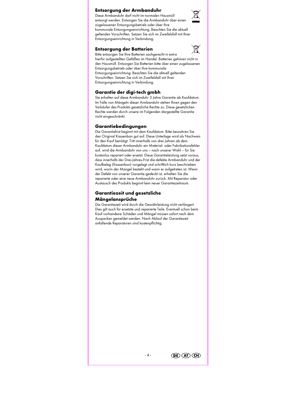 Auriol 2-LD3503-1_2_3_4_5 User Manual | Page 6 / 28