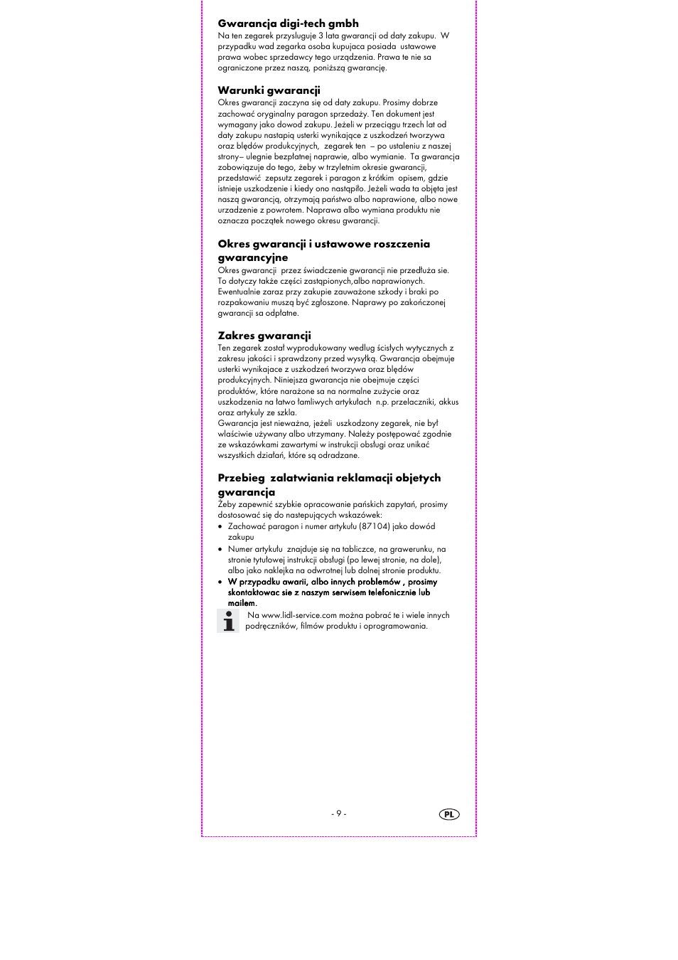 Auriol 2-LD3503-6 User Manual | Page 11 / 38