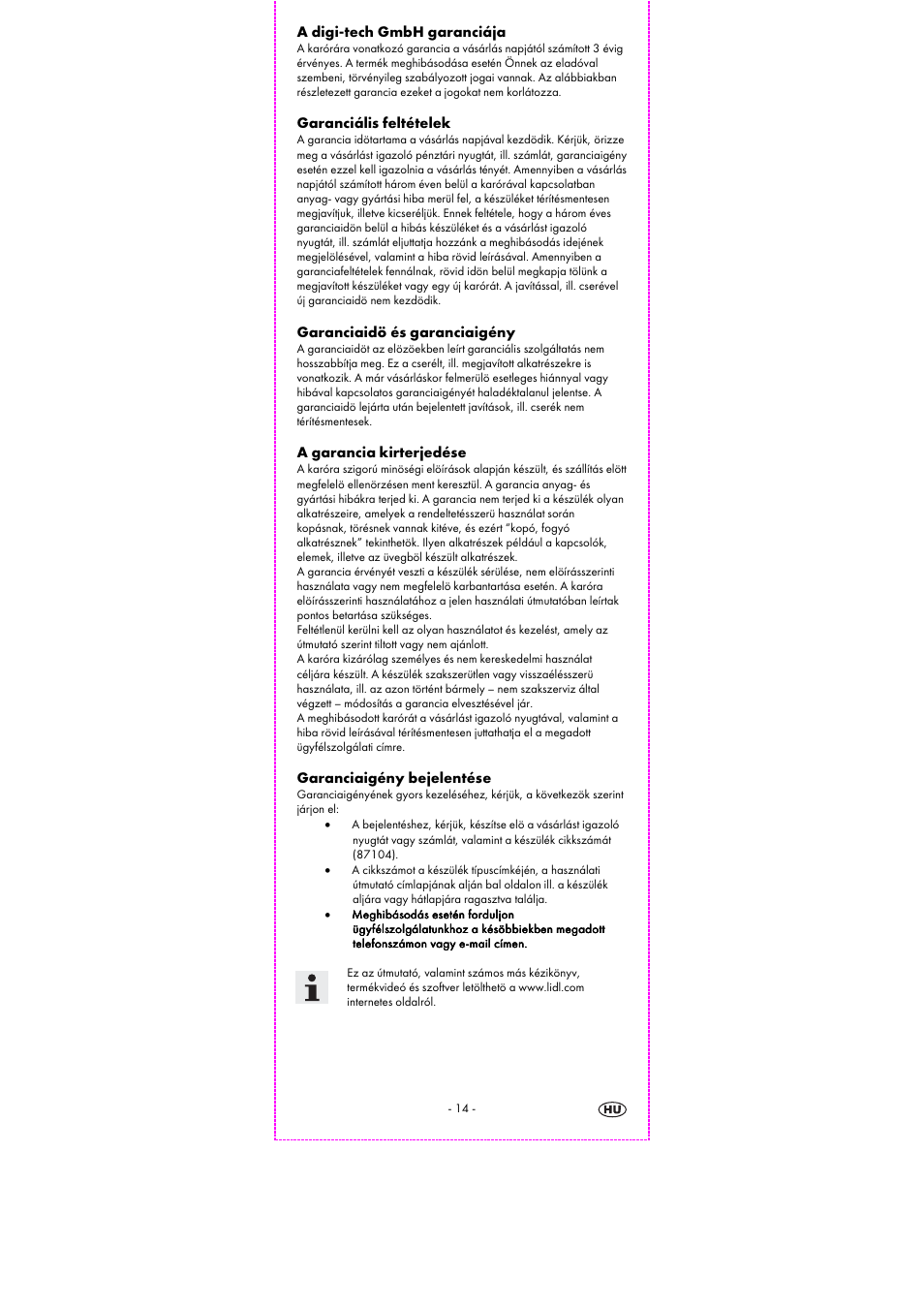 Auriol 2-LD3503-6 User Manual | Page 16 / 38