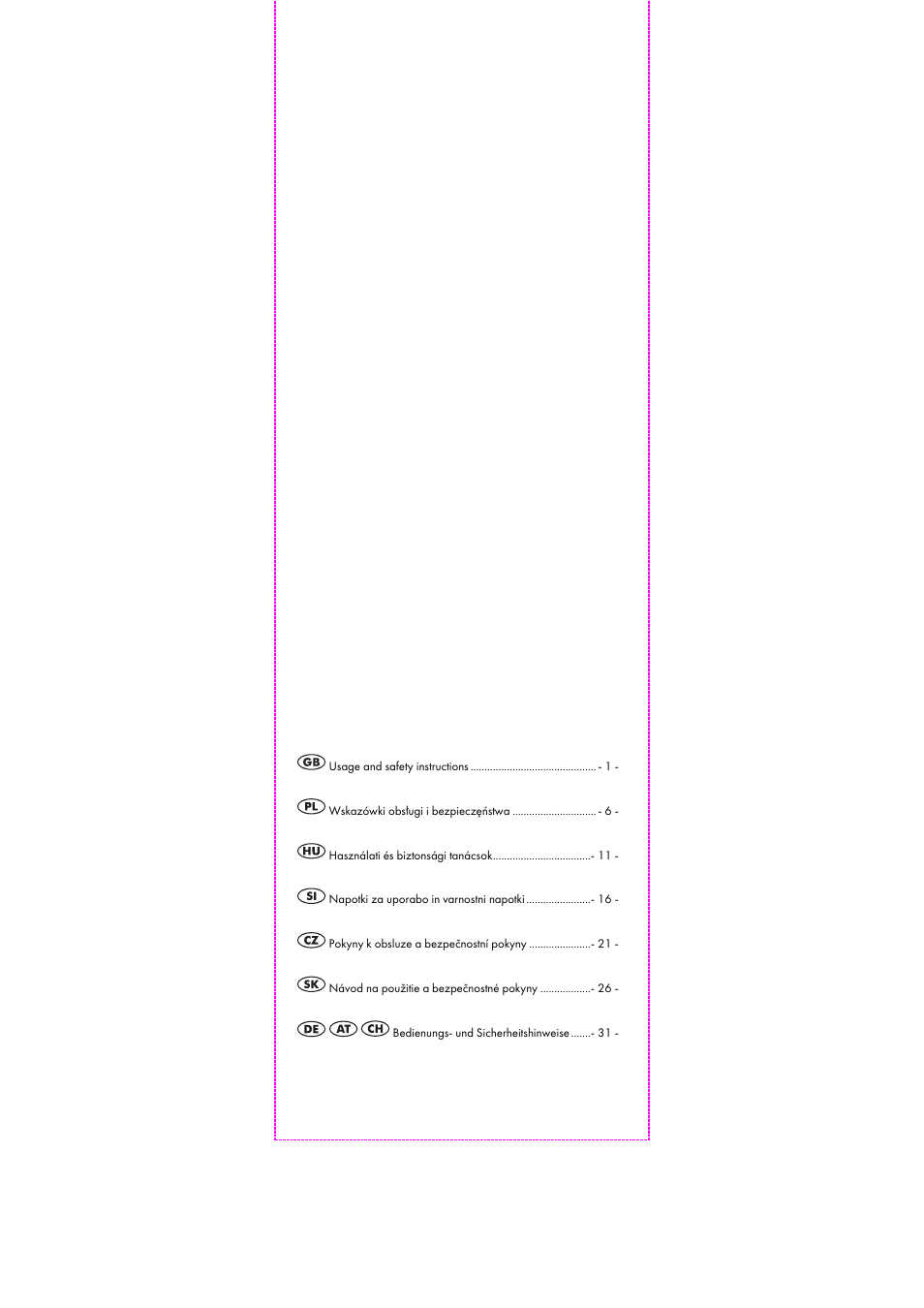 Auriol 2-LD3503-6 User Manual | Page 2 / 38