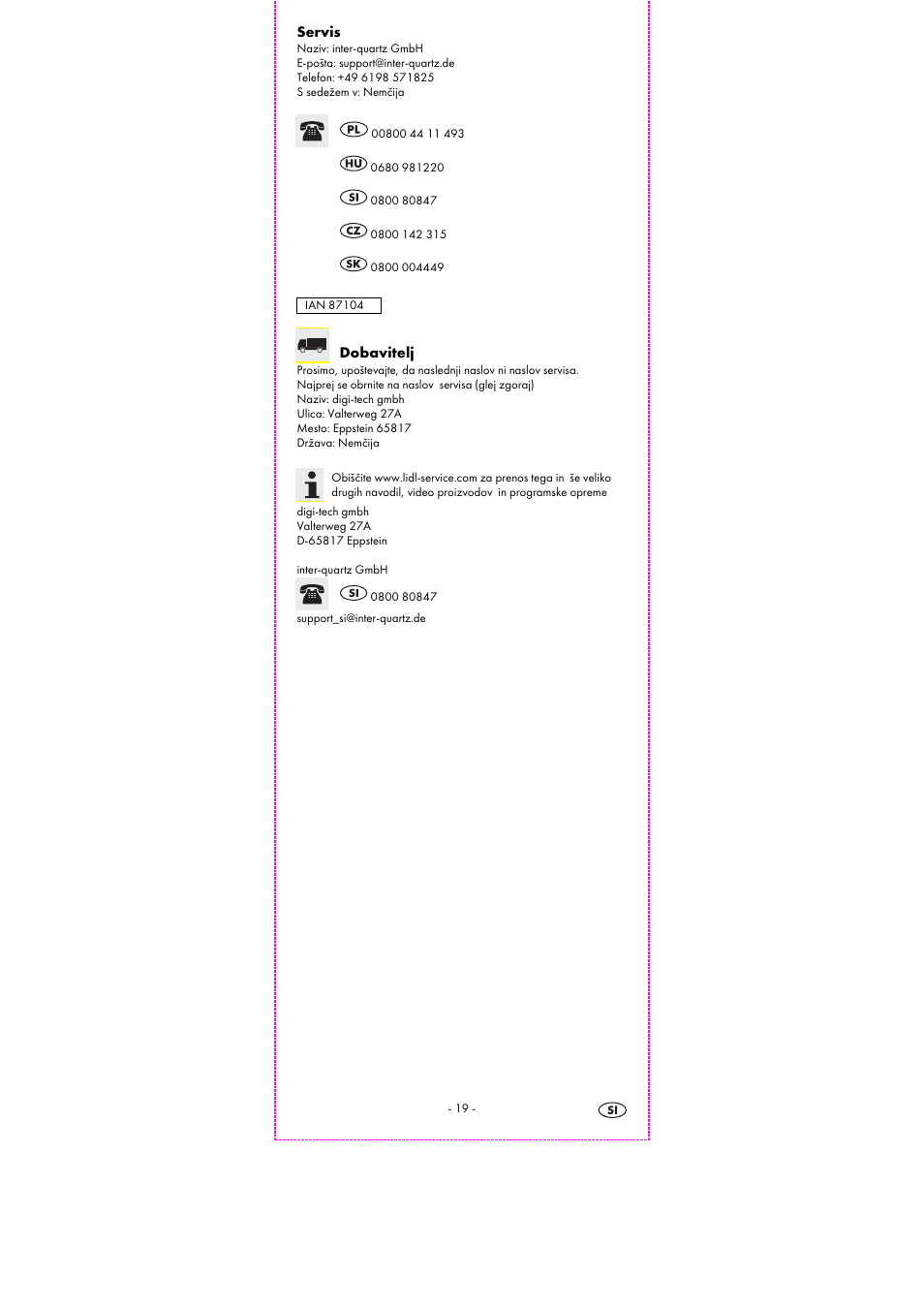 Auriol 2-LD3503-6 User Manual | Page 21 / 38