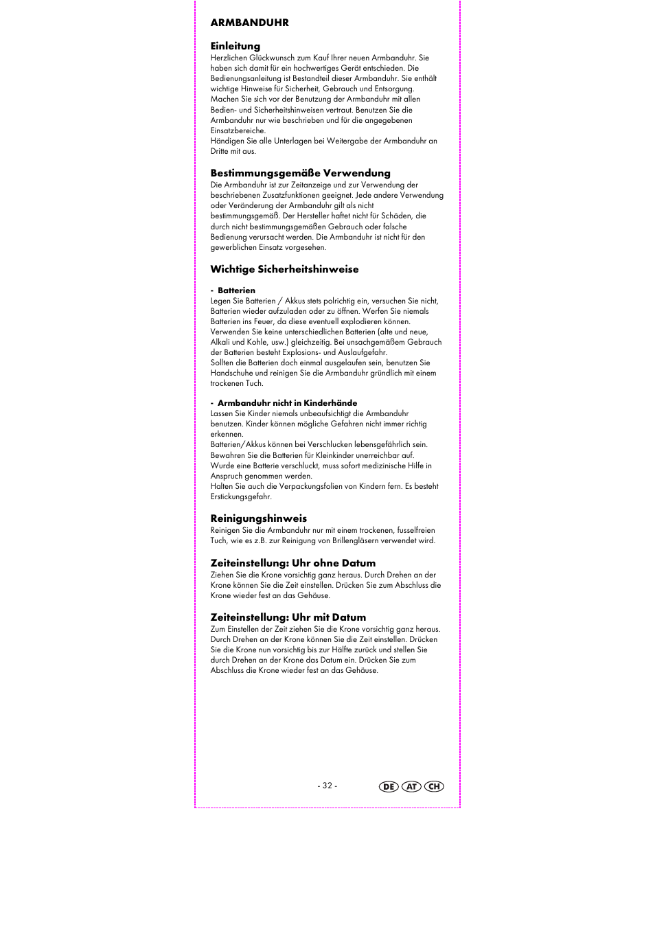 Auriol 2-LD3503-6 User Manual | Page 34 / 38