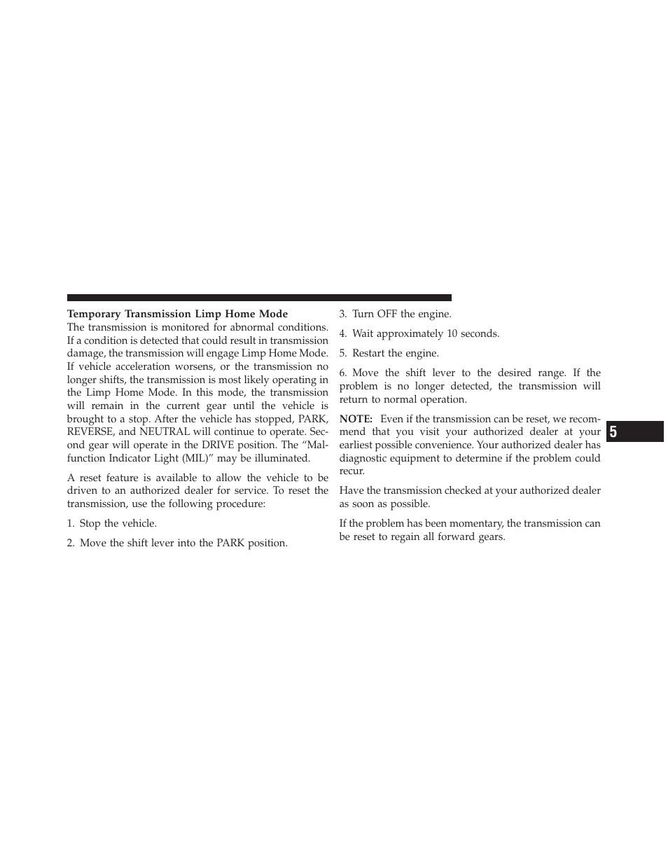 Dodge 2010 Charger SRT User Manual | Page 264 / 442