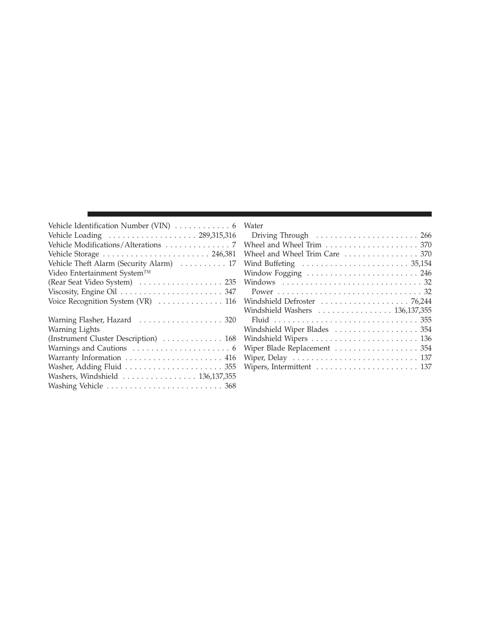 Dodge 2010 Charger SRT User Manual | Page 441 / 442