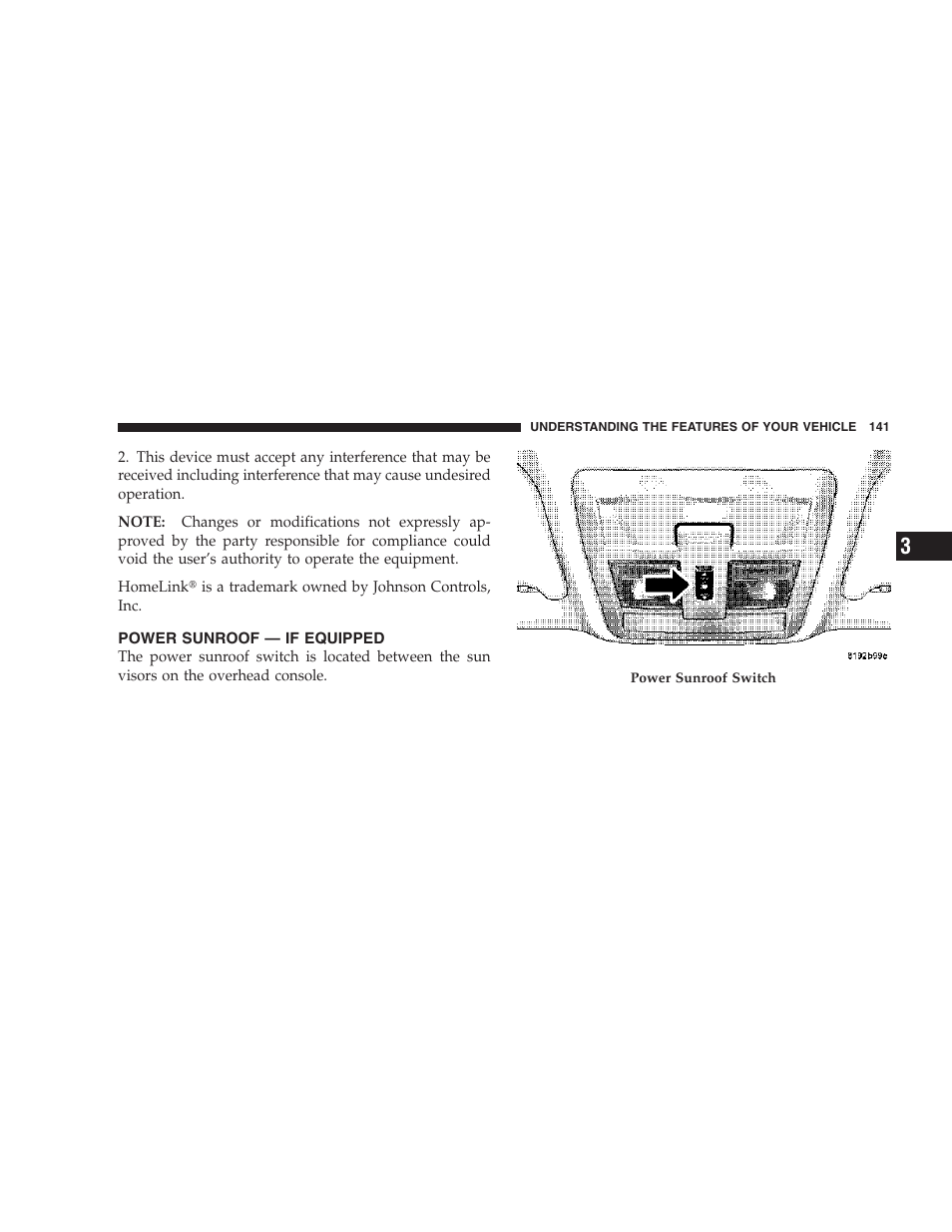 Power sunroof — if equipped | Dodge 2007 KA Nitro User Manual | Page 141 / 436