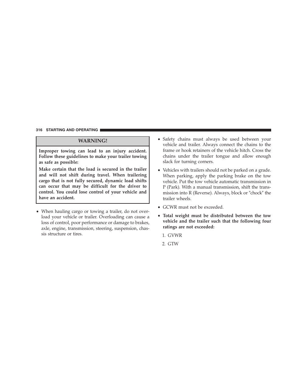 Dodge 2007 KA Nitro User Manual | Page 316 / 436