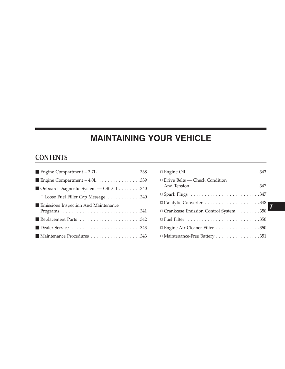 Dodge 2007 KA Nitro User Manual | Page 335 / 436